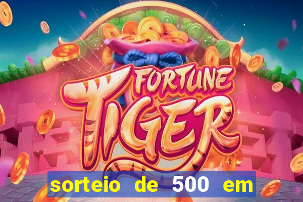 sorteio de 500 em cash toda segunda feira novibet como funciona